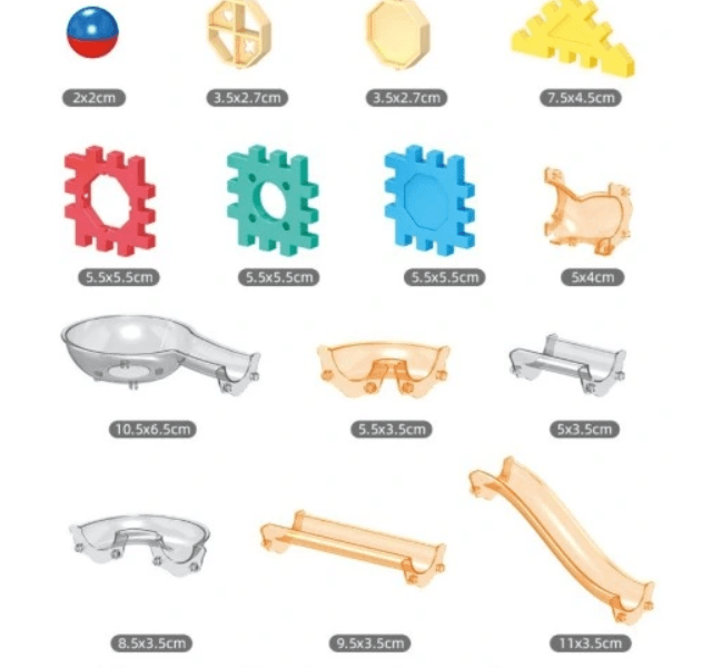 📦 W zestawie aż 125 elementów!