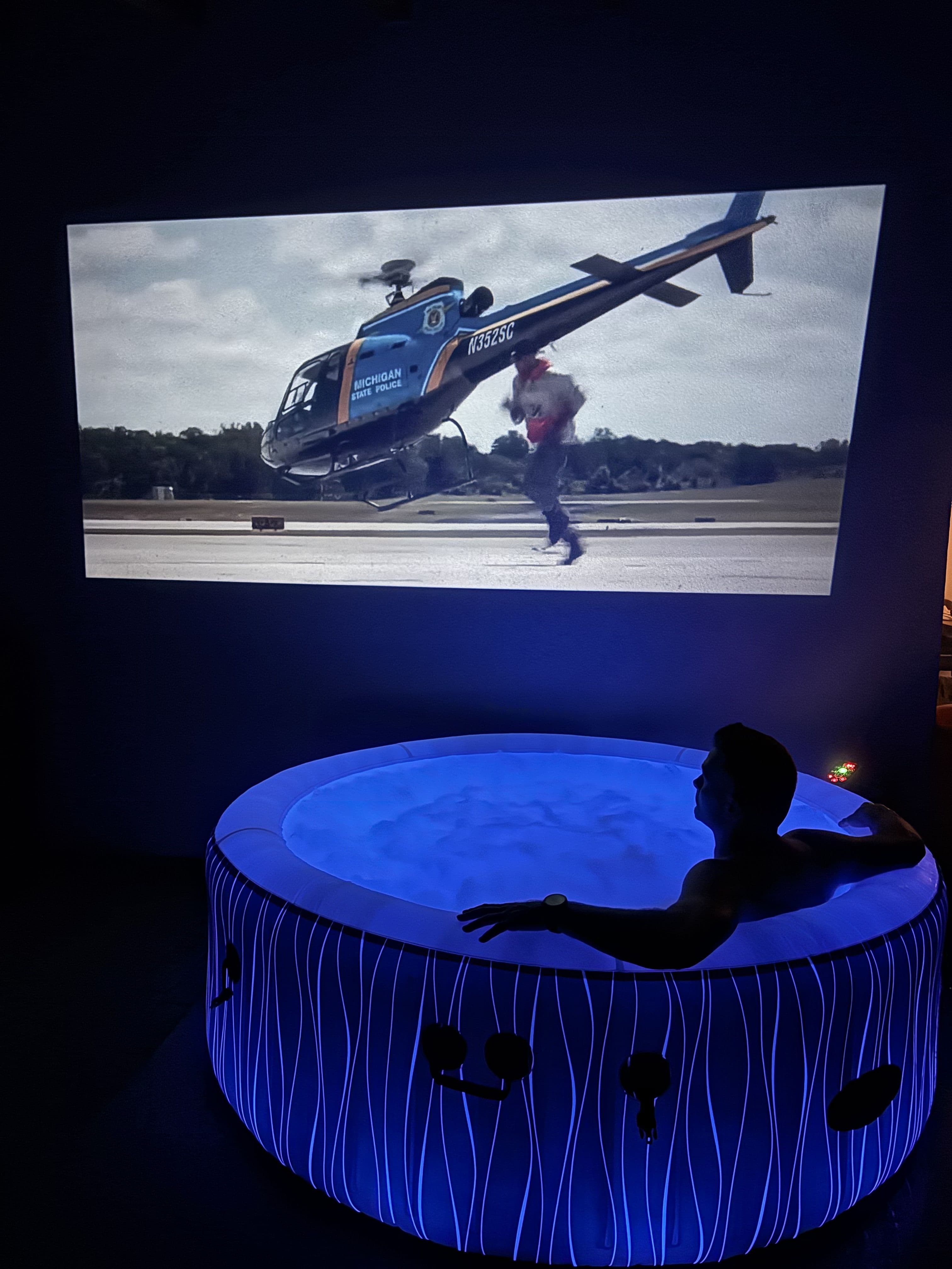 Dmuchane Jacuzzi Ogrodowe - Twój przydomowy luksus - Oświetlenie LED i poduszki GRATIS