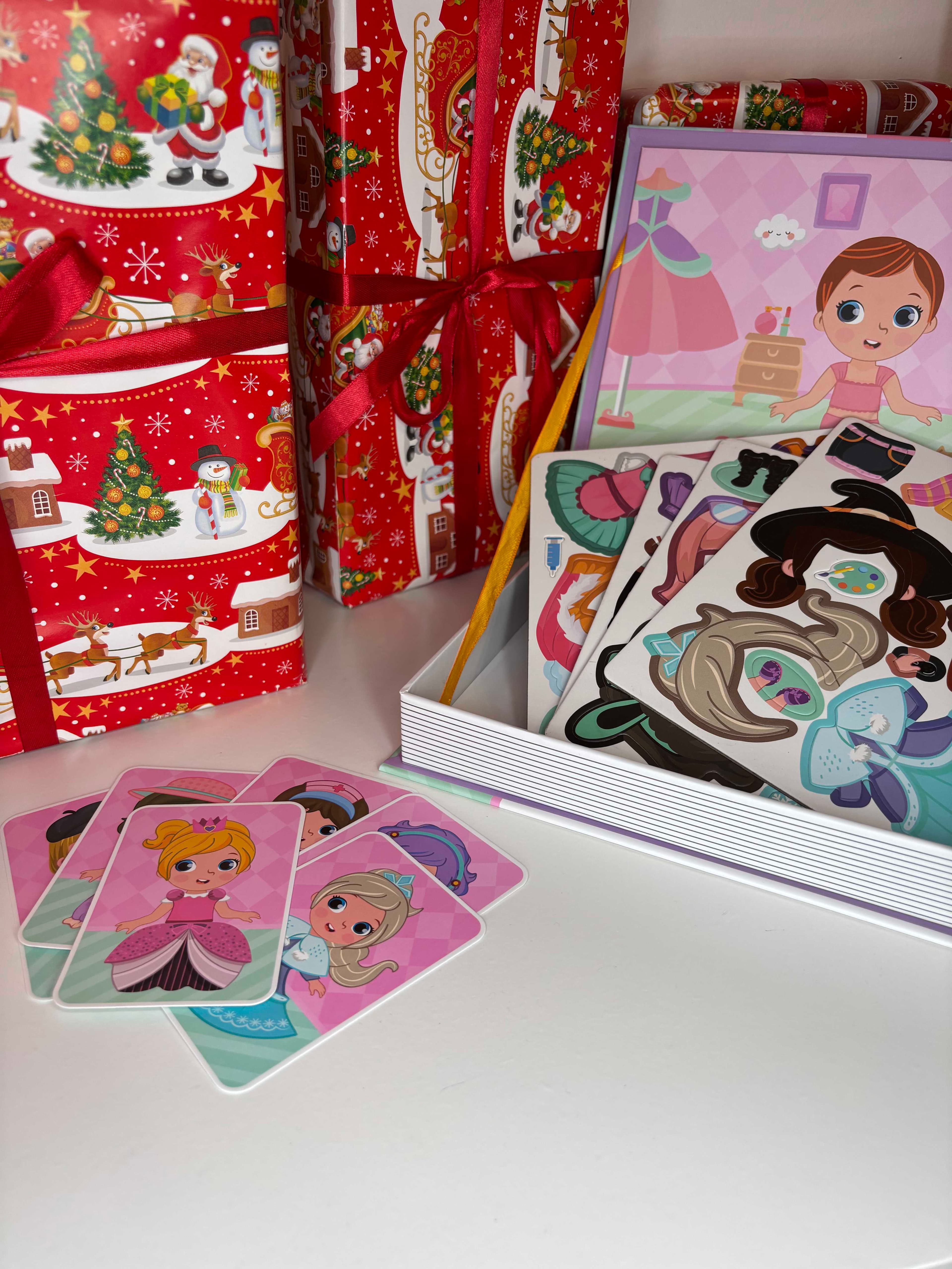 🎅✨ Magnetic, Colorful Puzzle - idealna dla dziewczynek 🎁🎄