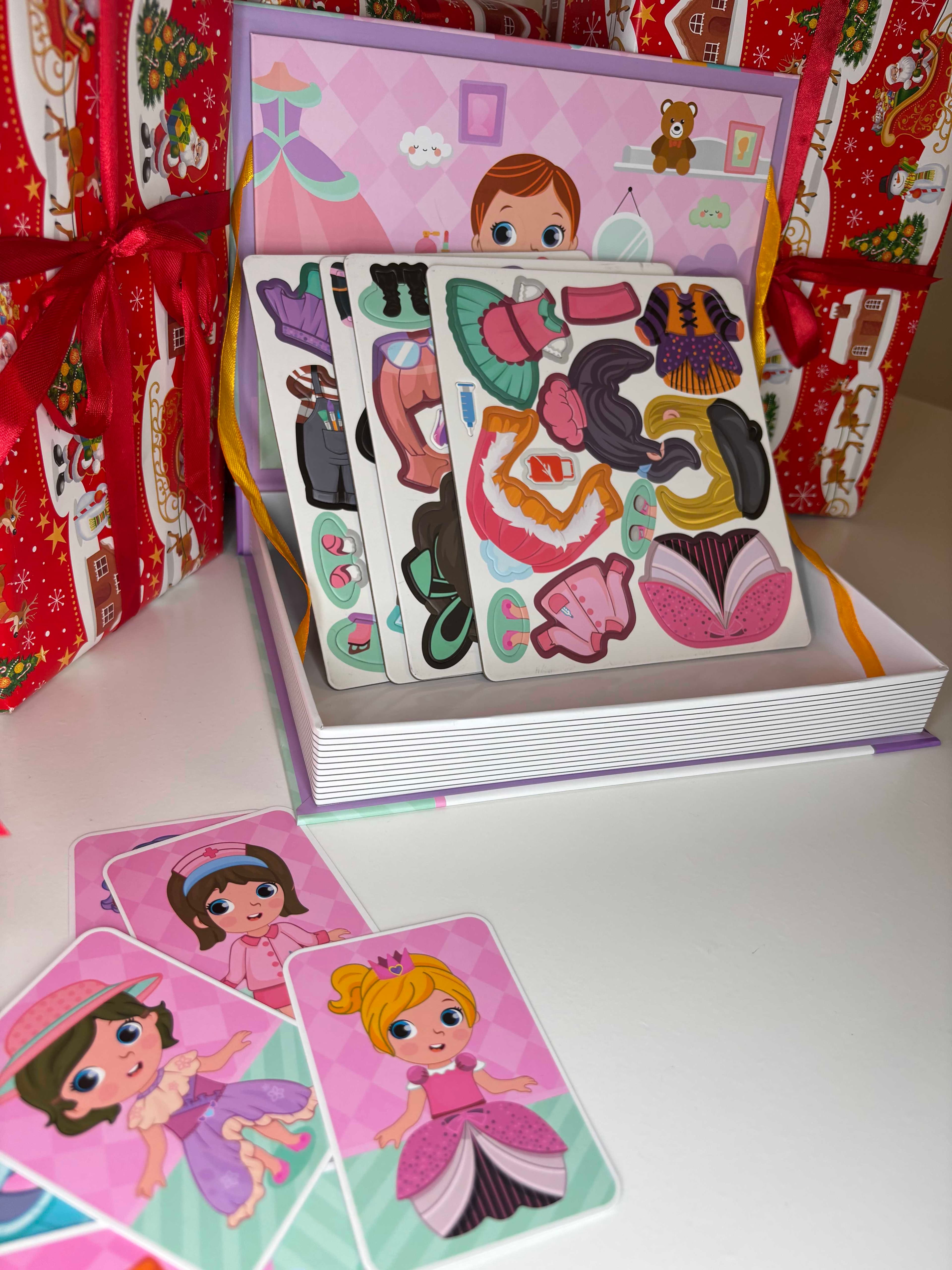 🎅✨ Magnetic, Colorful Puzzle - idealna dla dziewczynek 🎁🎄