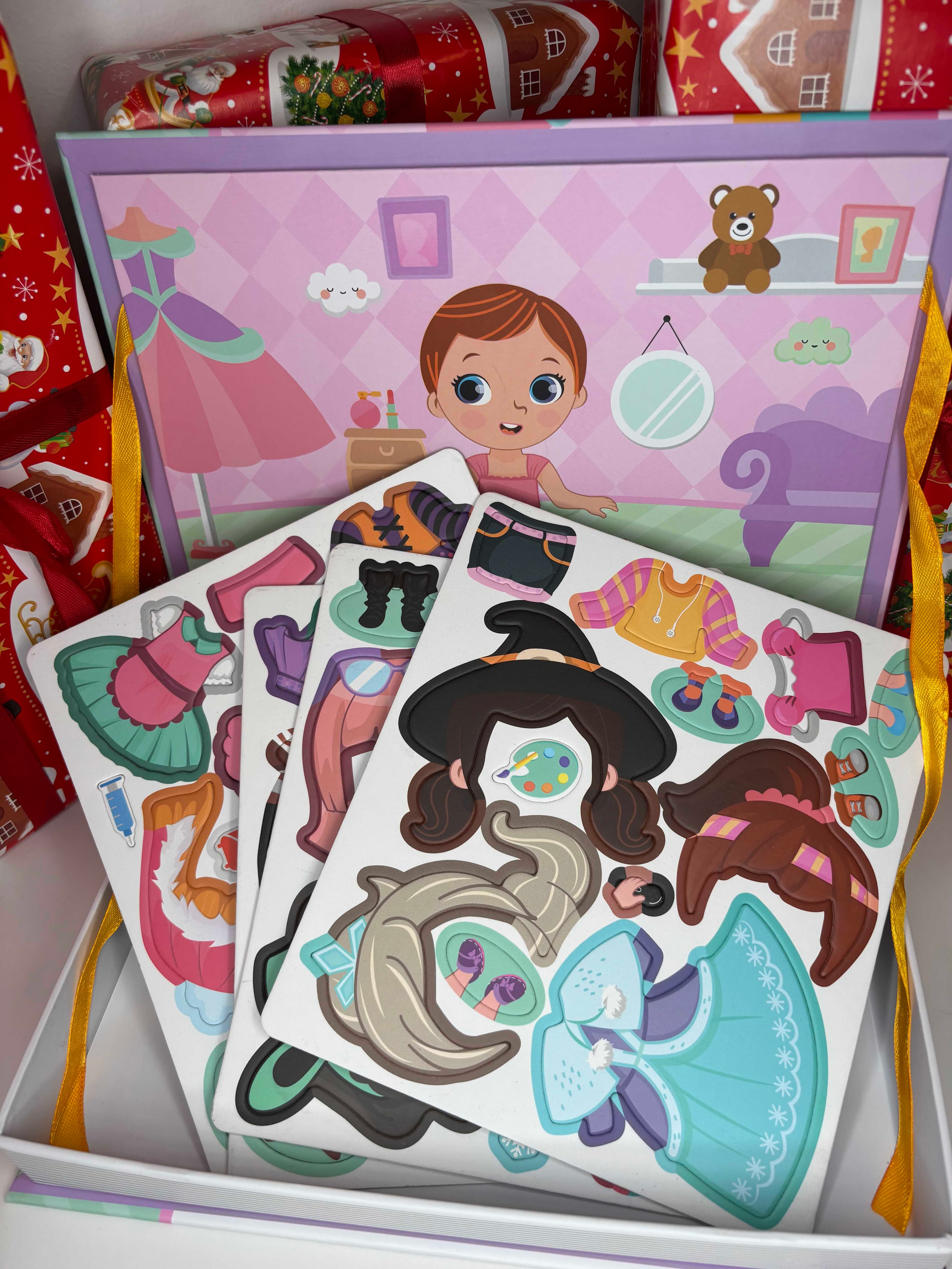 🎅✨ Magnetic, Colorful Puzzle - idealna dla dziewczynek 🎁🎄