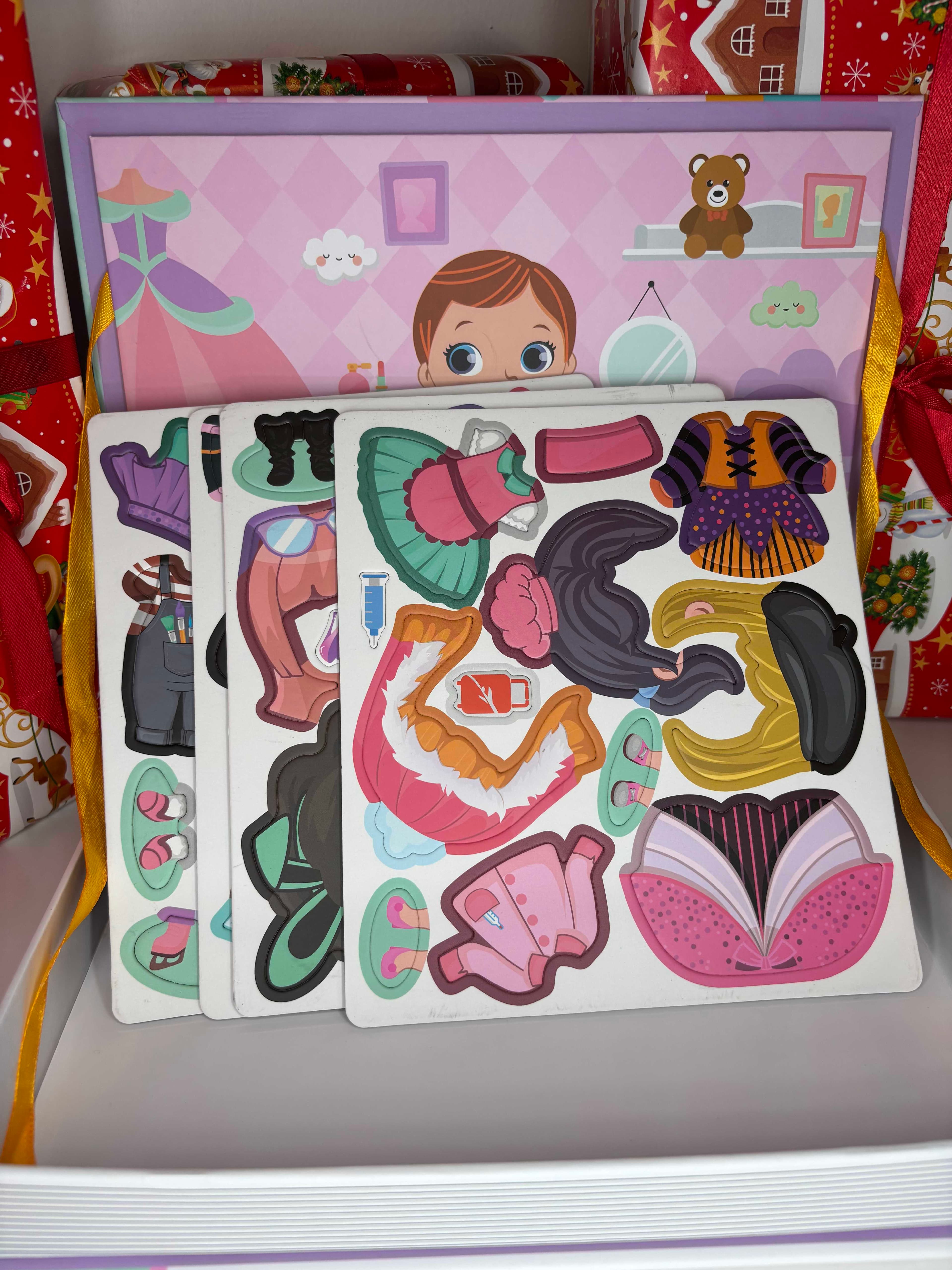 🎅✨ Magnetic, Colorful Puzzle - idealna dla dziewczynek 🎁🎄