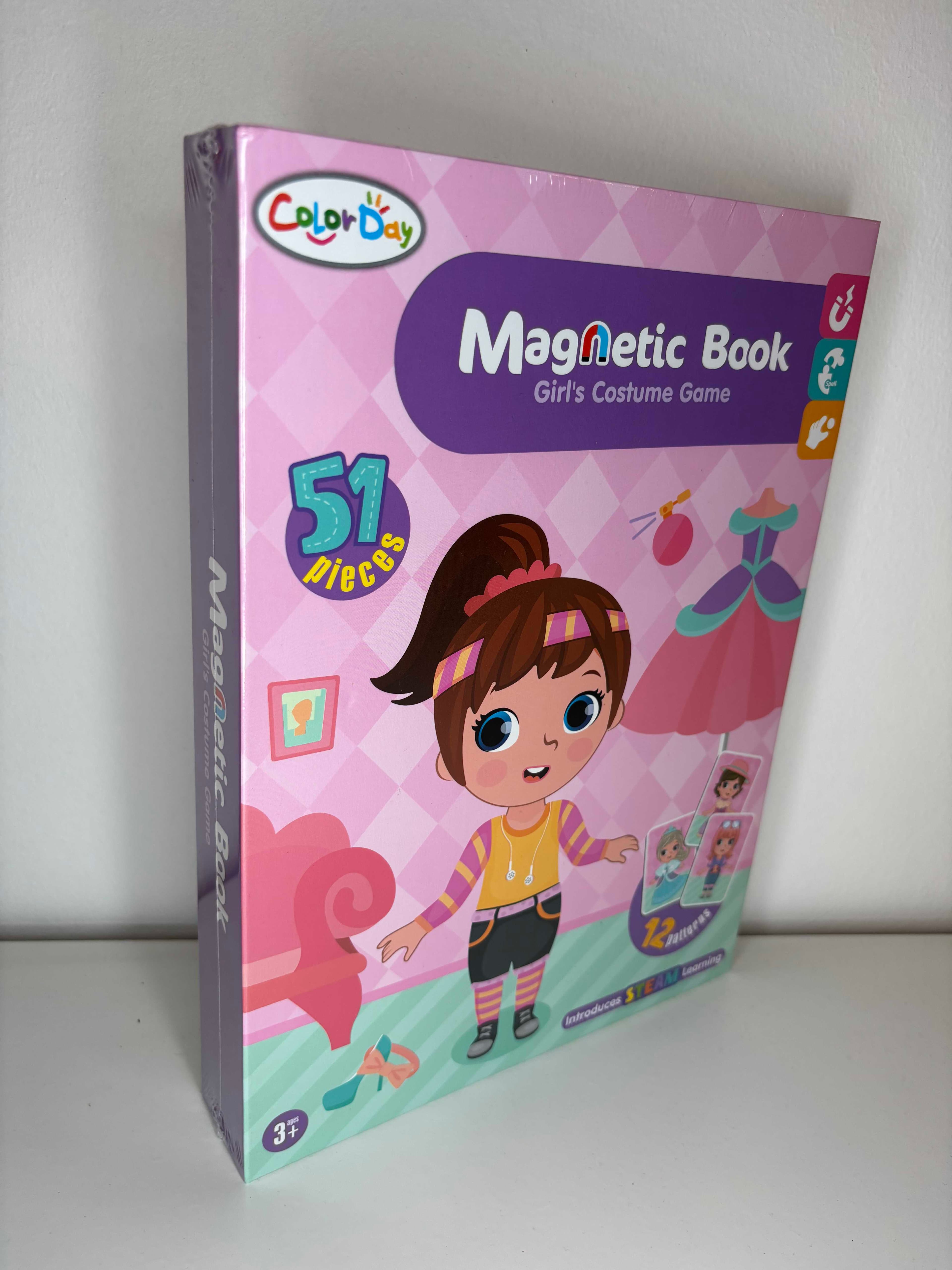 🎅✨ Magnetic, Colorful Puzzle - idealna dla dziewczynek 🎁🎄