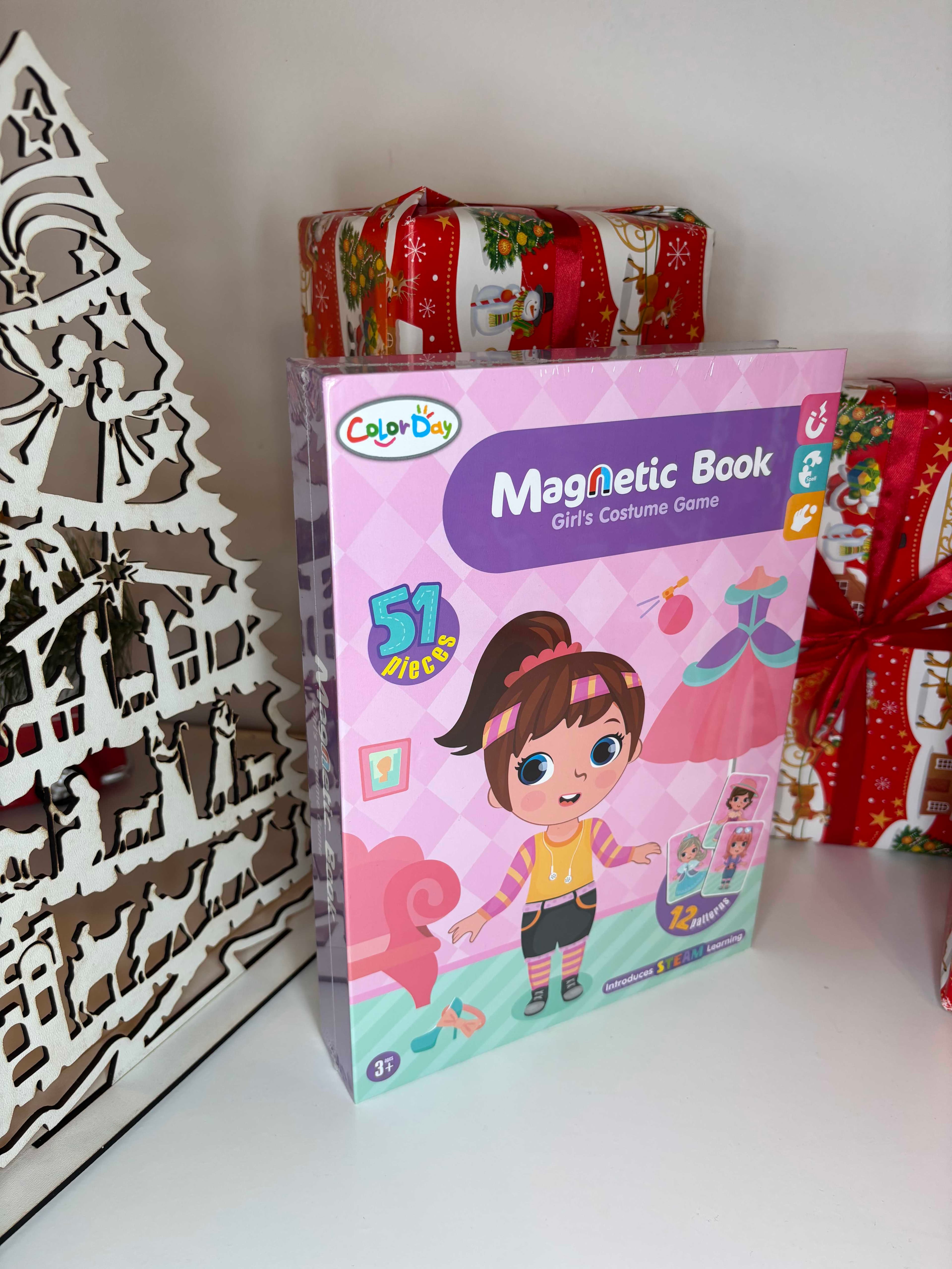 🎅✨ Magnetic, Colorful Puzzle - idealna dla dziewczynek 🎁🎄