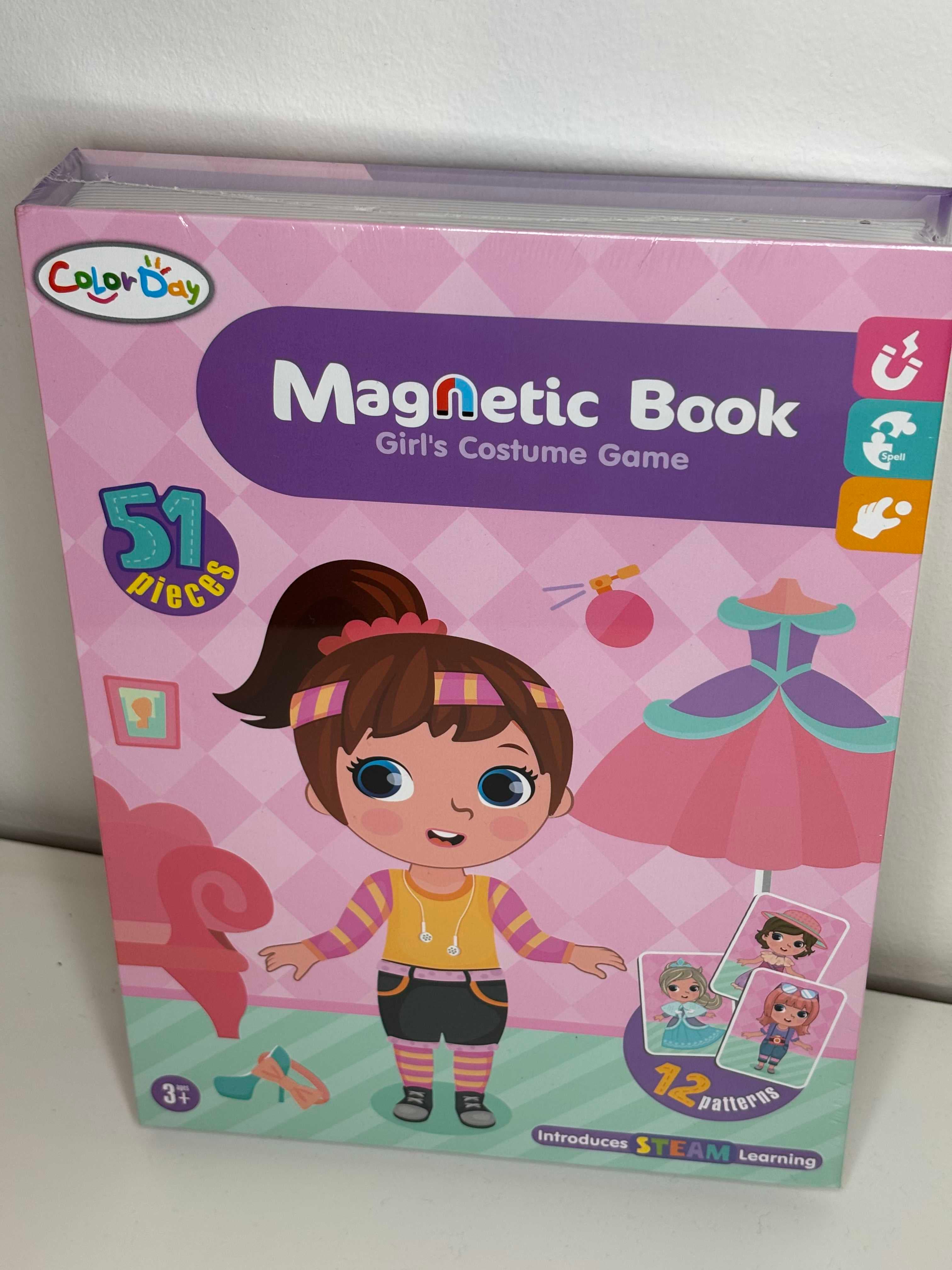 🎅✨ Magnetic, Colorful Puzzle - idealna dla dziewczynek 🎁🎄